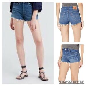 Levi’s 501 Cut Off Denim Jeans Button Fly Shorts Women’s size 29